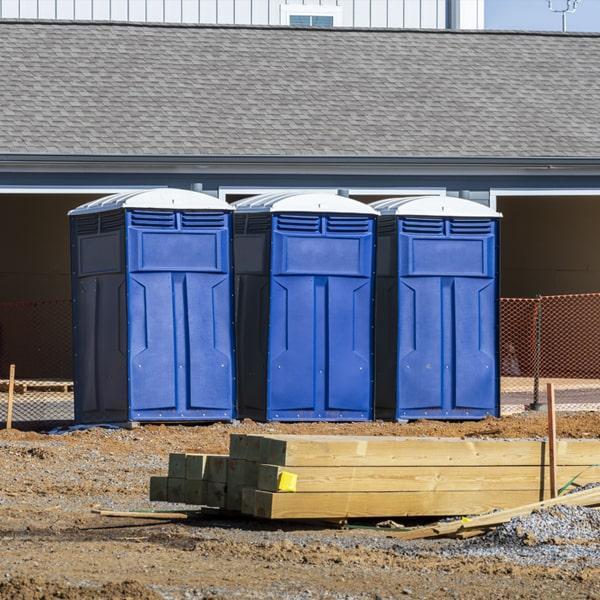 Heavy-duty construction site porta potty in Lakeville, Minnesota