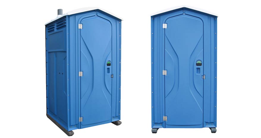 Long-term porta potty units on site in Lakeville, Minnesota